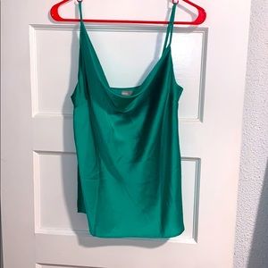 Tank top cowl neck blouse